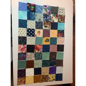 Vintage 2.5" Cotton Quilting Squares Assorted Patterns & Colors Patchwork Fabric